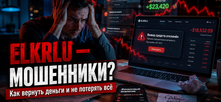 Брокер Elkrlu (elkrlu.com) - мошенничество? Разбор схемы, отзывы и возврат денег