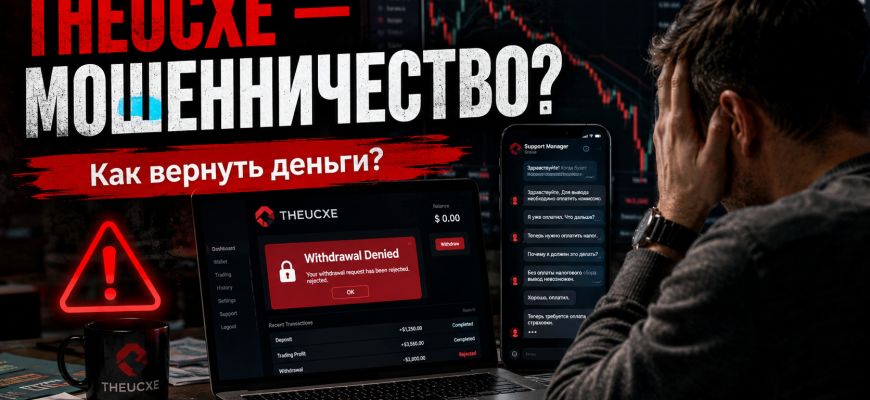 Theucxe - мошенничество или нет? Разбор брокера, отзывы и способы возврата денег