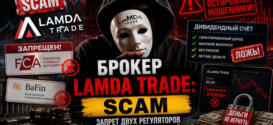Lamda Trade мошенники - чёрный список ЦБ РФ и финансовая пирамида lamdatrade.net