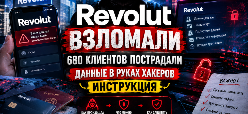 Revolut утечка данных хакеры требуют выкуп